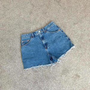 Topshop Womens Blue Shorts